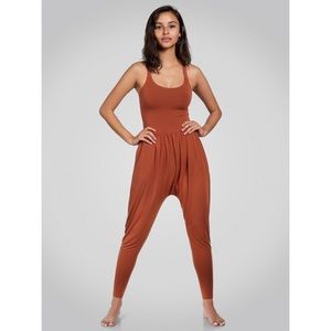 IMBOHDI SUPER SOFT- LIVEEMBODIED CLAY ORANGE jumper jumpsuit outfit size small